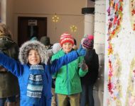 Thrumpton Lane School visit the Flower Festival 1st December 2017
