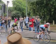 Round Britain Cycle Race outside Grove Street 8th September 2018